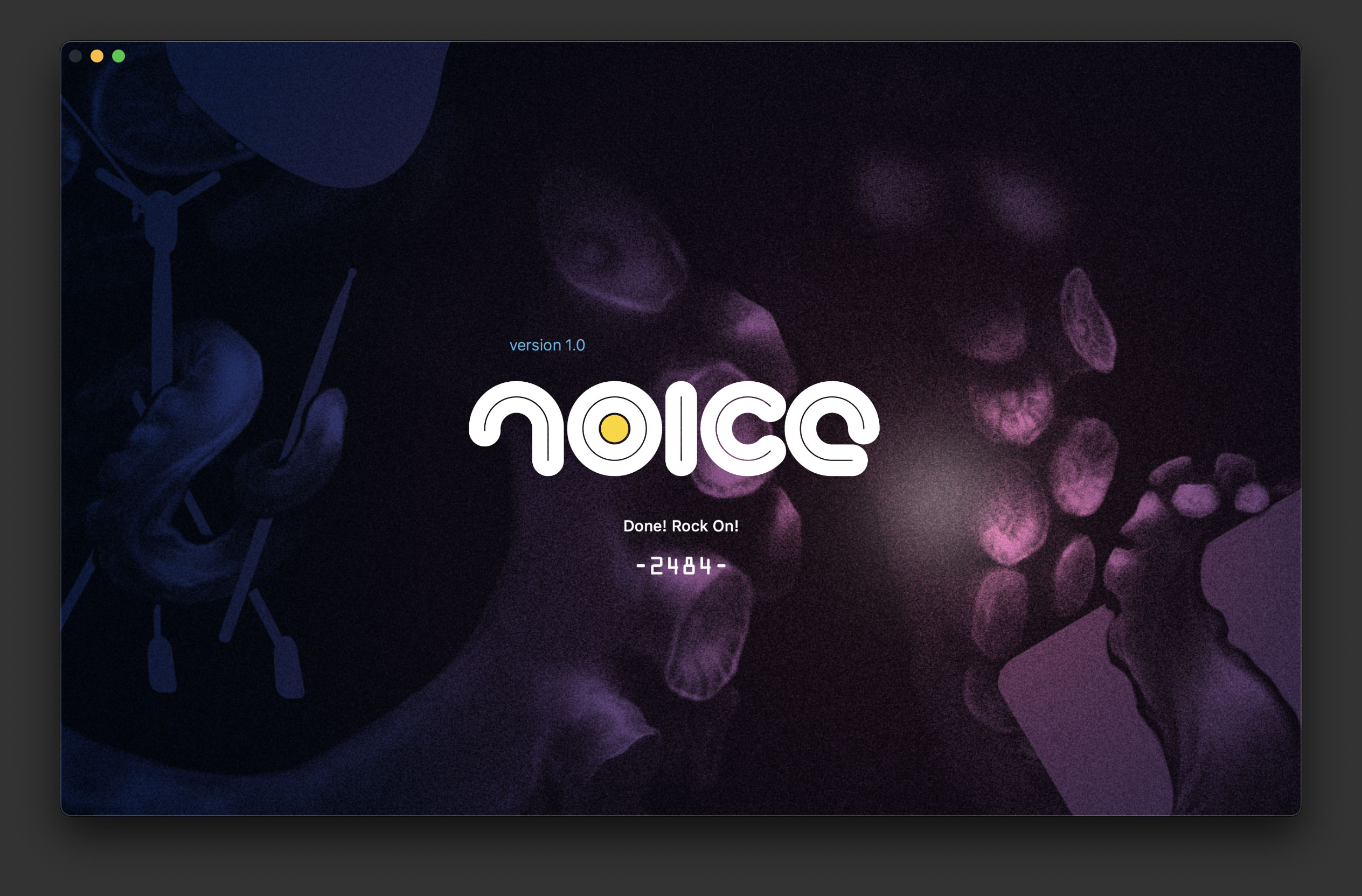 noice splash screen - "Deep Bluee & Magenta